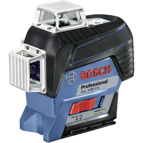 Ristilaser Bosch GLL 3-80 CG sis. 2,0 Ah:n akun ja laturin